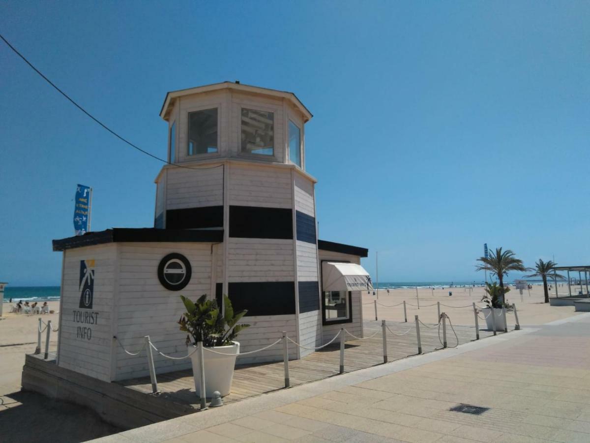 Apartamento Deluxe A 50M De Playa - Aire Wifi Gandía Eksteriør billede