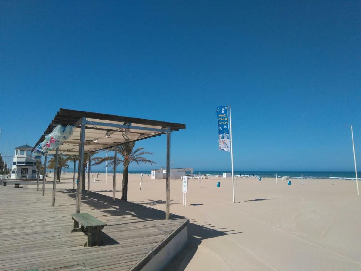 Apartamento Deluxe A 50M De Playa - Aire Wifi Gandía Eksteriør billede